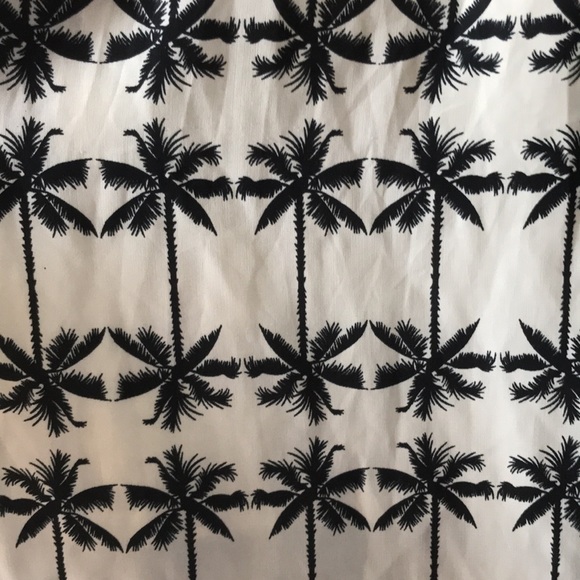 Palm tree maxi skirt with pockets - Picture 5 of 5